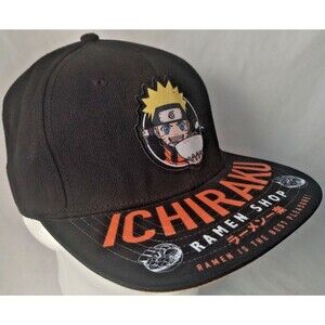 Naruto Ichiraku Ramen Shop Adjustable Snapback Hat/Cap-NEW!